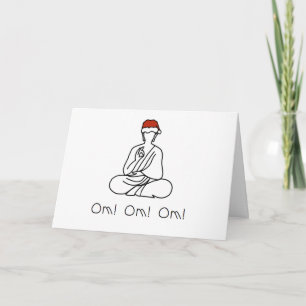 Om! Om! Om! Julkort i Buddha Helgkort