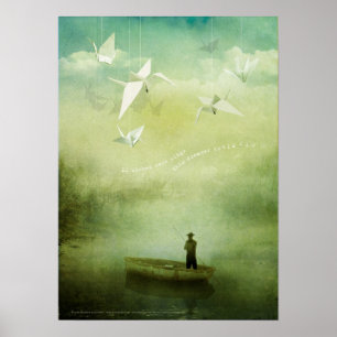 Om önskemål var vingar (trycket) poster