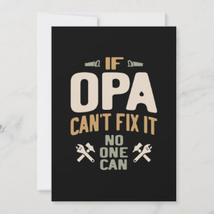 Om OPA inte kan åtgärda det kan ingen - Far och Gr Inbjudningar