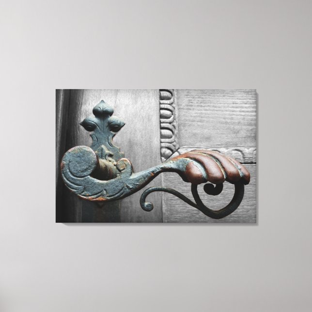 om öppnande av grind canvastryck (Framsida)