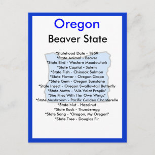 Om Oregon Vykort