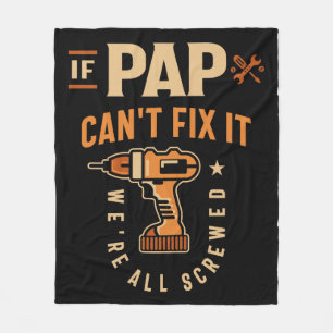 Om Pap Cant Rex gör det till en bekväm Handyman mo Fleecefilt