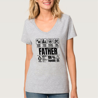 Om pappa - Fars dag T Shirt
