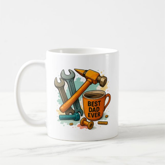 Om Pappa Inte Kan Fixa Det Kaffemugg (Vänster)