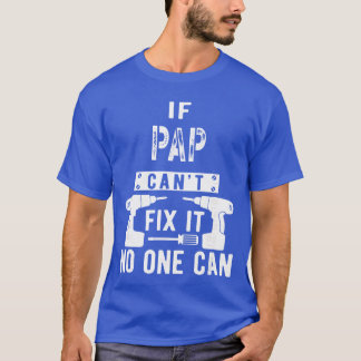 Om Pappa Inte Kan Fixa Det Kan Ingen Grandpa prese T Shirt