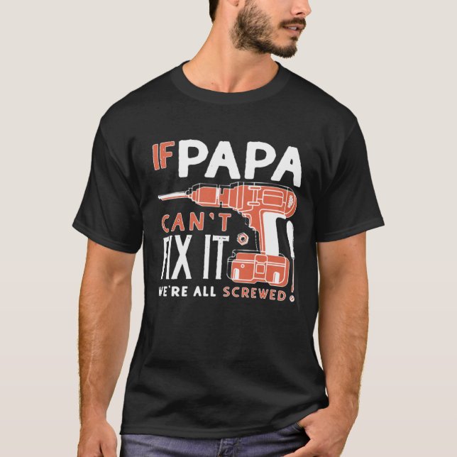 Om pappan inte kan fixa det t-shirt (Framsida)