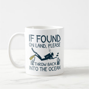 Om påträffats på land kaffemugg