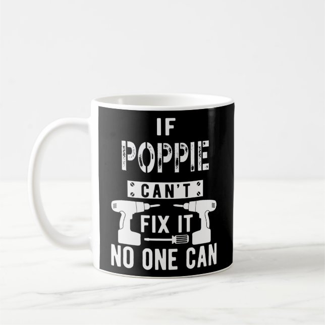 Om Poppie inte kan åtgärda det kan ingen morfar Kaffemugg (Vänster)
