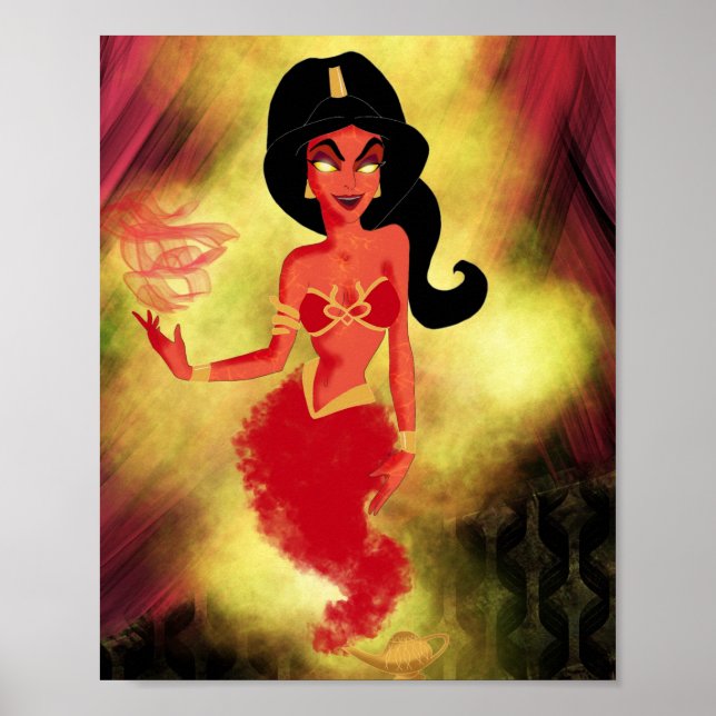 Om prinesser blir onda: Jasmine Poster (Framsidan)