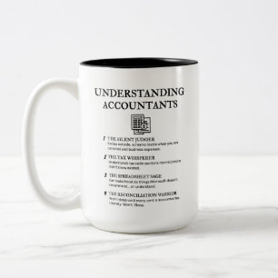 Om revisorer Två-Tonad mugg