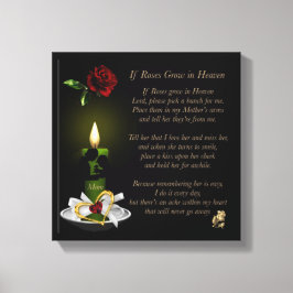 Om Ro växer i himlen 12 x 12 Kanvastryck