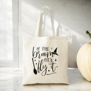 Om rummet passar då, så fluga det roligt Halloween Tygkasse