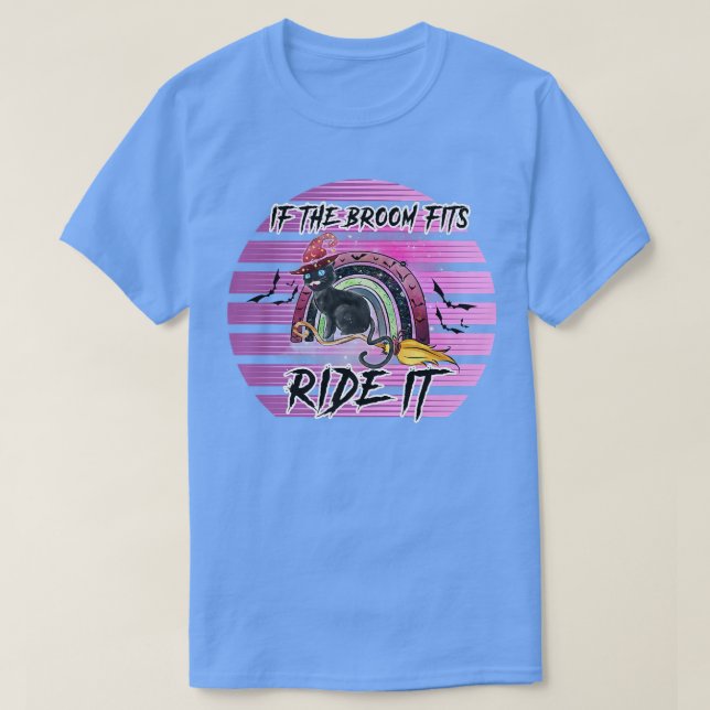 Om rummet passar in är det roligt, Halloween flöda T Shirt (Design framsida)