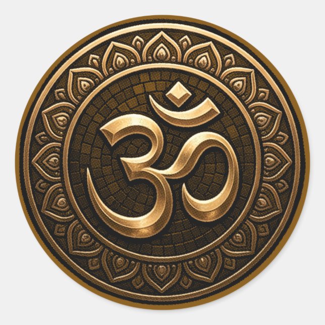 Om Runt Klistermärke (Framsida)