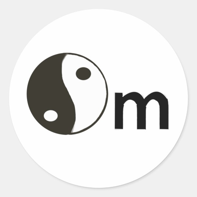 Om Runt Klistermärke (Framsida)