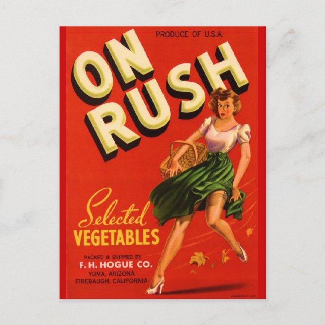 Om Rush Vykort (Framsida)