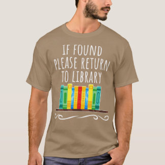 Om så är fallet, gå tillbaka till bibliotek t shirt