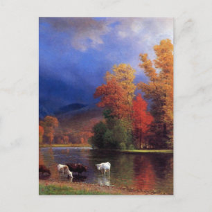 om Saco - Albert Bierstadt Vykort