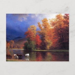 om Saco - Albert Bierstadt Vykort