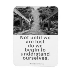 Om Self Thoreau-citattMagnet Magnet