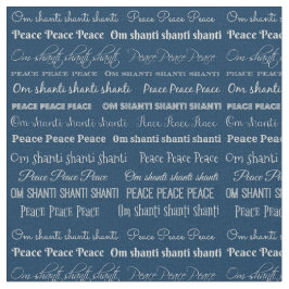 Om Shanti, fredskoton Tyg