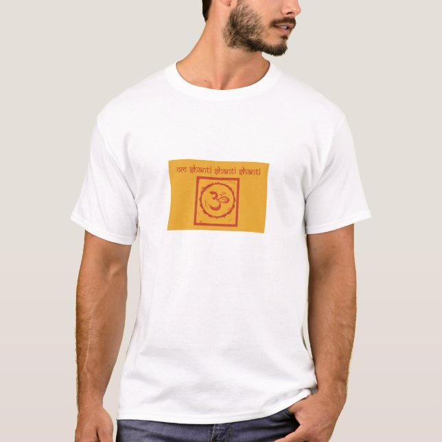 Om Shanti, shanti, shanti Tee Shirt (Framsida)