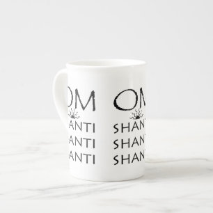 OM-Shanti/Yoga Benporslin Mugg