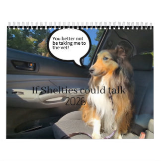 Om Shetlandsponnyer kunde tala Kalender