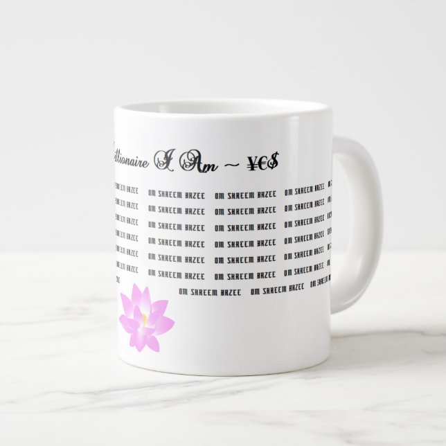 OM SHREEM BRZEE 54X PÅ MUGG MED LOTUS JUMBO MUGG (Framsida höger)