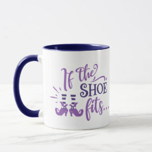 Om skon passar för Witch Shos och Socks Halloween Mugg