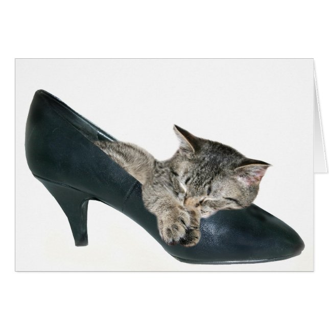 Om skon passar hälsningskort (Framsidan Horizontal)