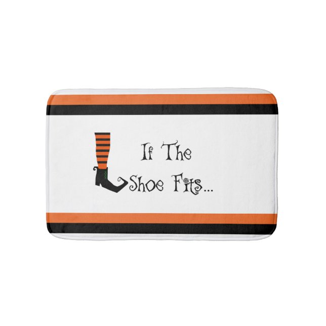 Om skon passar in i Halloween Bath Mat Badrumsmatta (Framsidan)