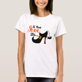 Om skon passar in i halloween Witch T Shirt