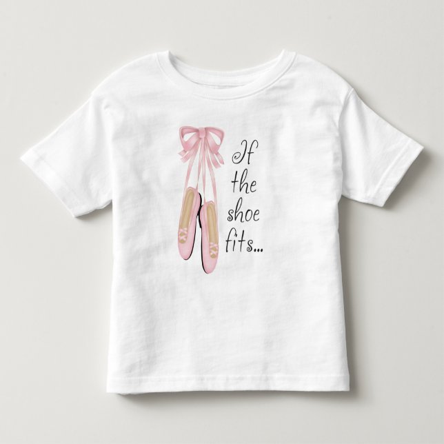 Om skon passar..Småbarn T-Shirt (Framsida)