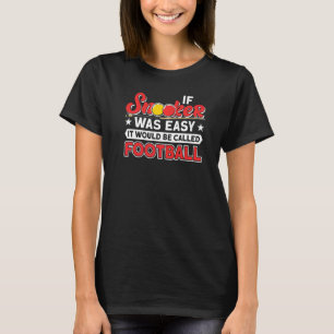Om Snooker var Easy Snooker Player Bord 8 Boll T Shirt