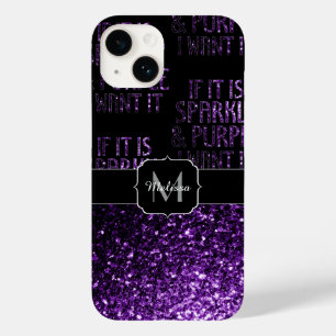 Om Sparkly och Lila vill jag ha Monogram Black