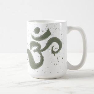 Om Splatter Coffee Mugg