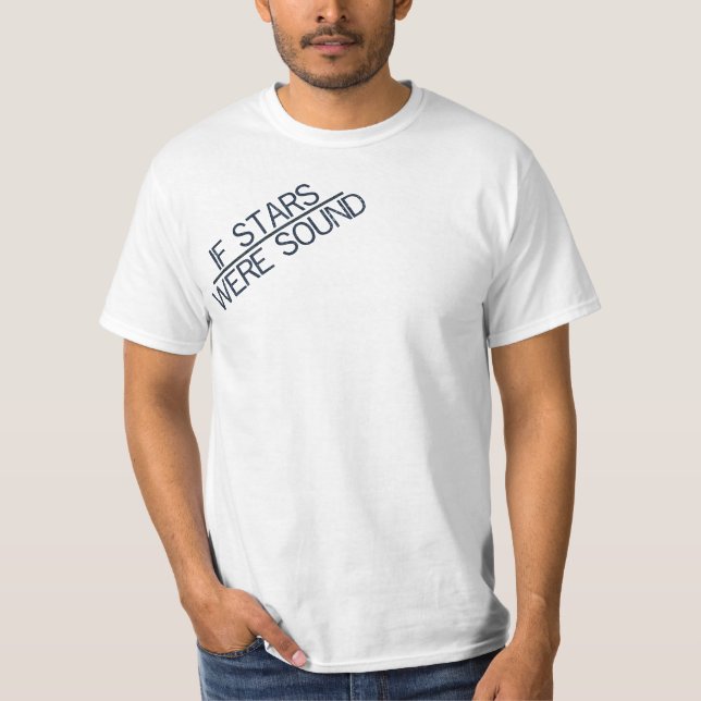 Om stjärnor var solida - calabashen tee shirt (Framsida)