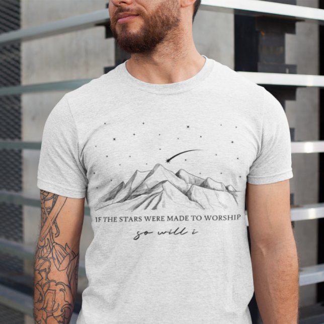 Om Stjärnorna blev till gudstjänst T-shirt (Skapare uppladdad)