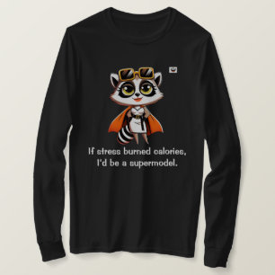 Om stressa brända kalorier t shirt
