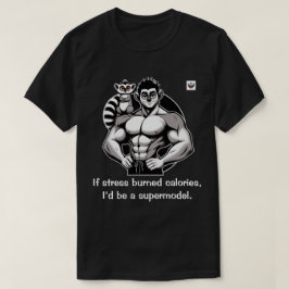 Om stressa brända kalorier t shirt