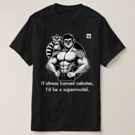 Om stressa brända kalorier t shirt