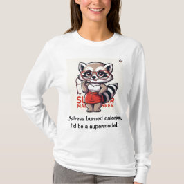 Om stressa brända kalorier t shirt