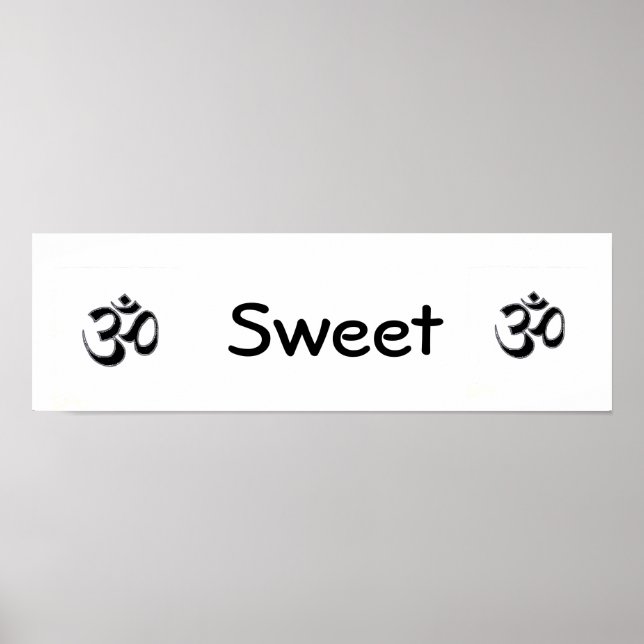 Om Sweet Om Poster (Framsidan)