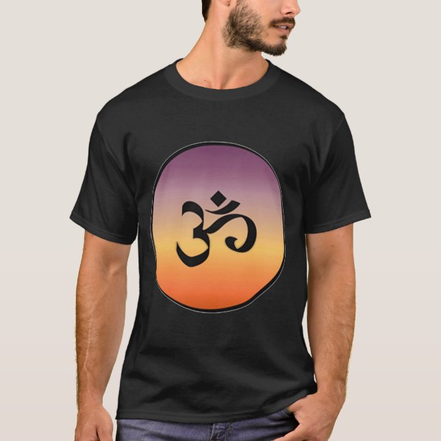 Om Symbol _1  T Shirt (Framsida)