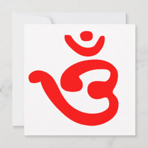 OM-symbol (Bengali) Inbjudningar