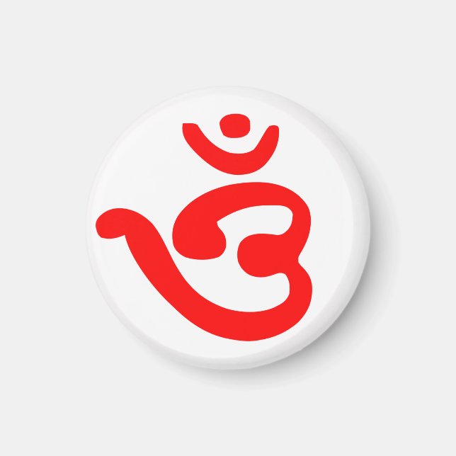 OM-symbol (Bengaliska) Magnet (Framsidan)