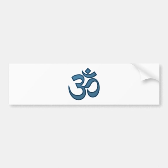 Om-symbol Bildekal (Framsidan)