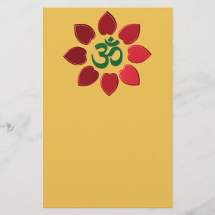 Om-symbol Flygblad