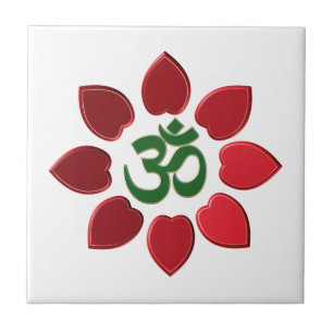 Om-symbol Kakelplatta